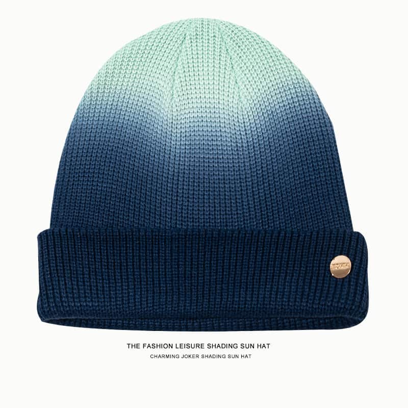 H00009 Grádán Stripe Hata Cniotáilte Ceangailte sa bhFómhar agus sa Gheimhreadh