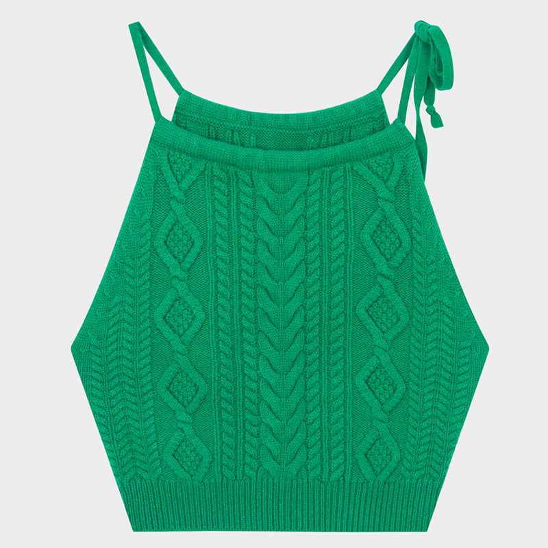 ML2239 Sweet Cool Style Camisole Strapaí Gearr Cniotáilte