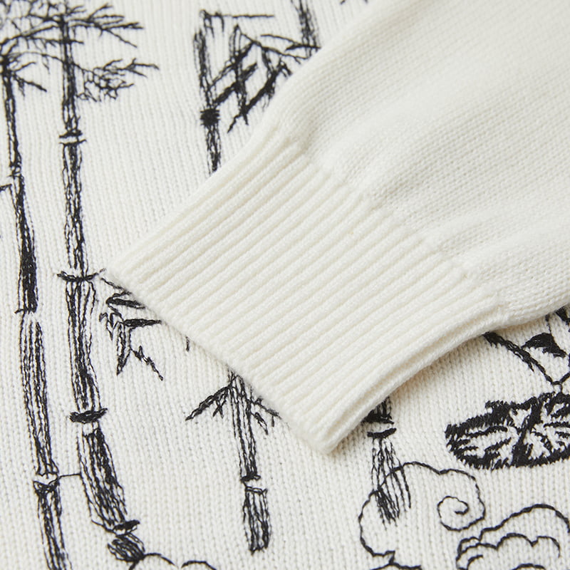 ML2209 Geansaí Geansaí Cniotáilte Babhta Bróidnéireachta Bog Doodle ML2209 Geansaí Geansaí Cniotáilte Babhta Bróidnéireachta Bog Doodle